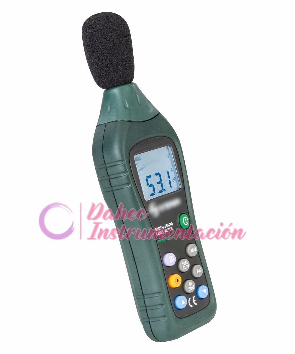 Medidor de decibelios, medidor de nivel de sonido digital, 30-130 dB,  dispositivo de medición de ruido de audio, retroiluminación MAX/MIN  ShuxiuWang 1327537005827